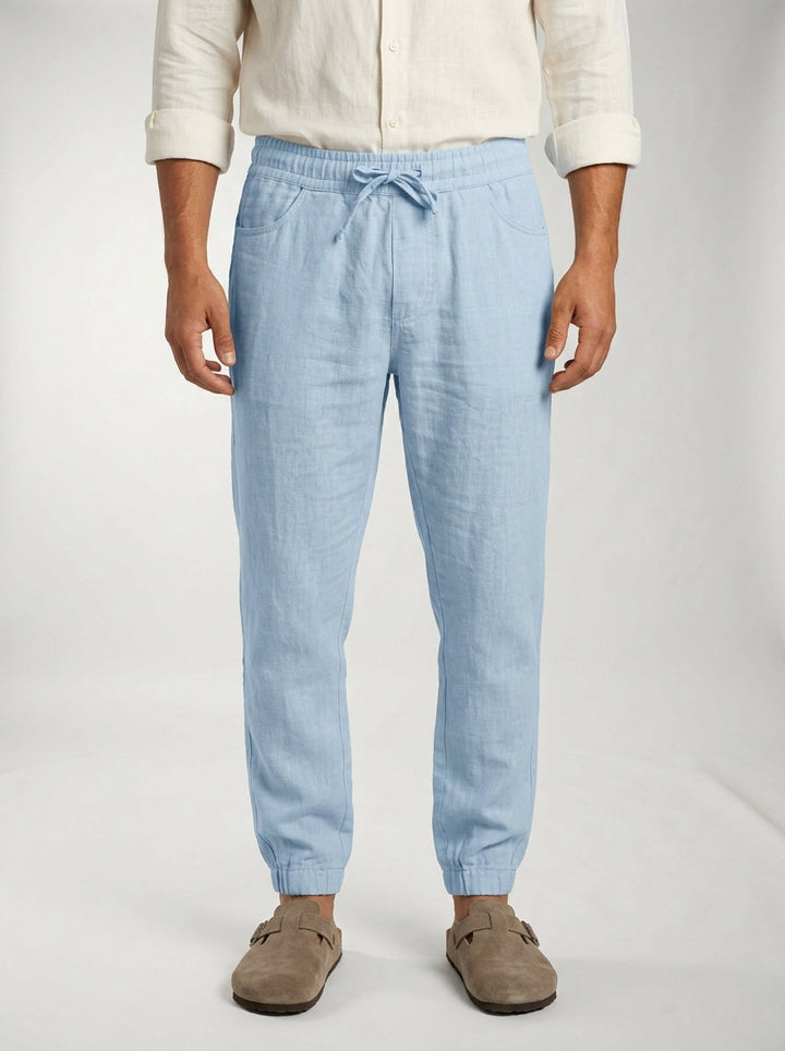 Carrick - Pantalón jogger de lino ligero