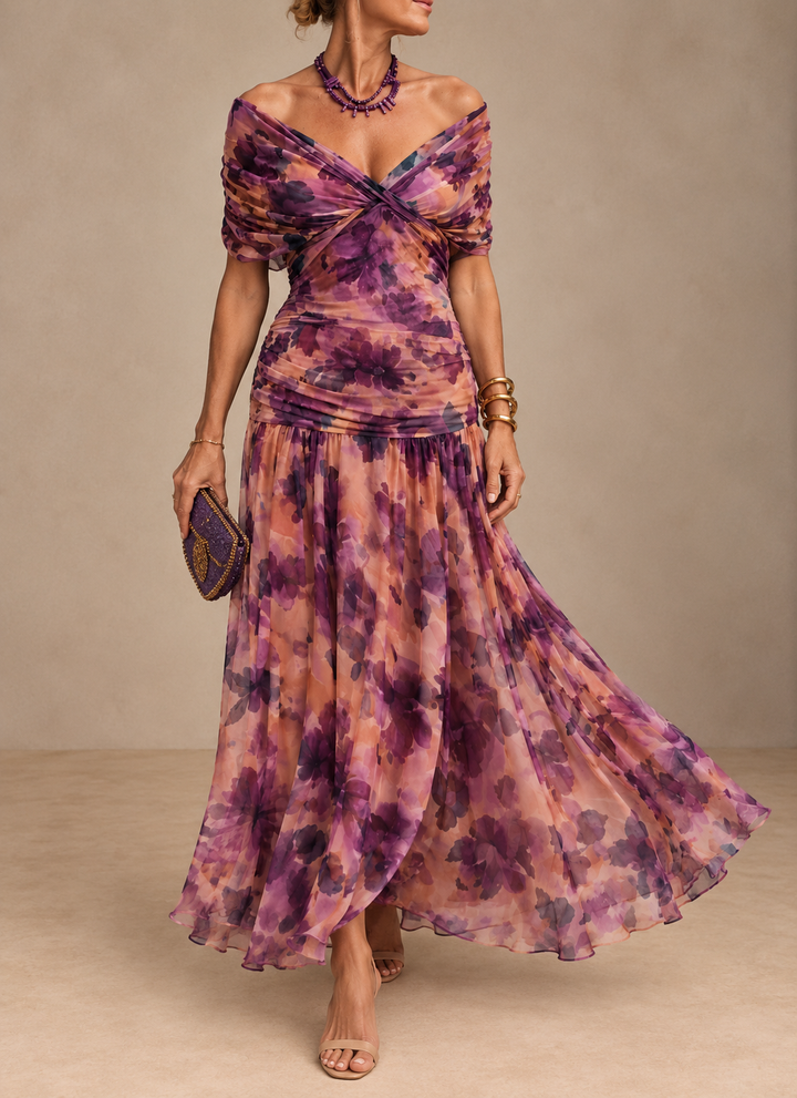 Nola - Vestido de noche de corte sirena etéreo