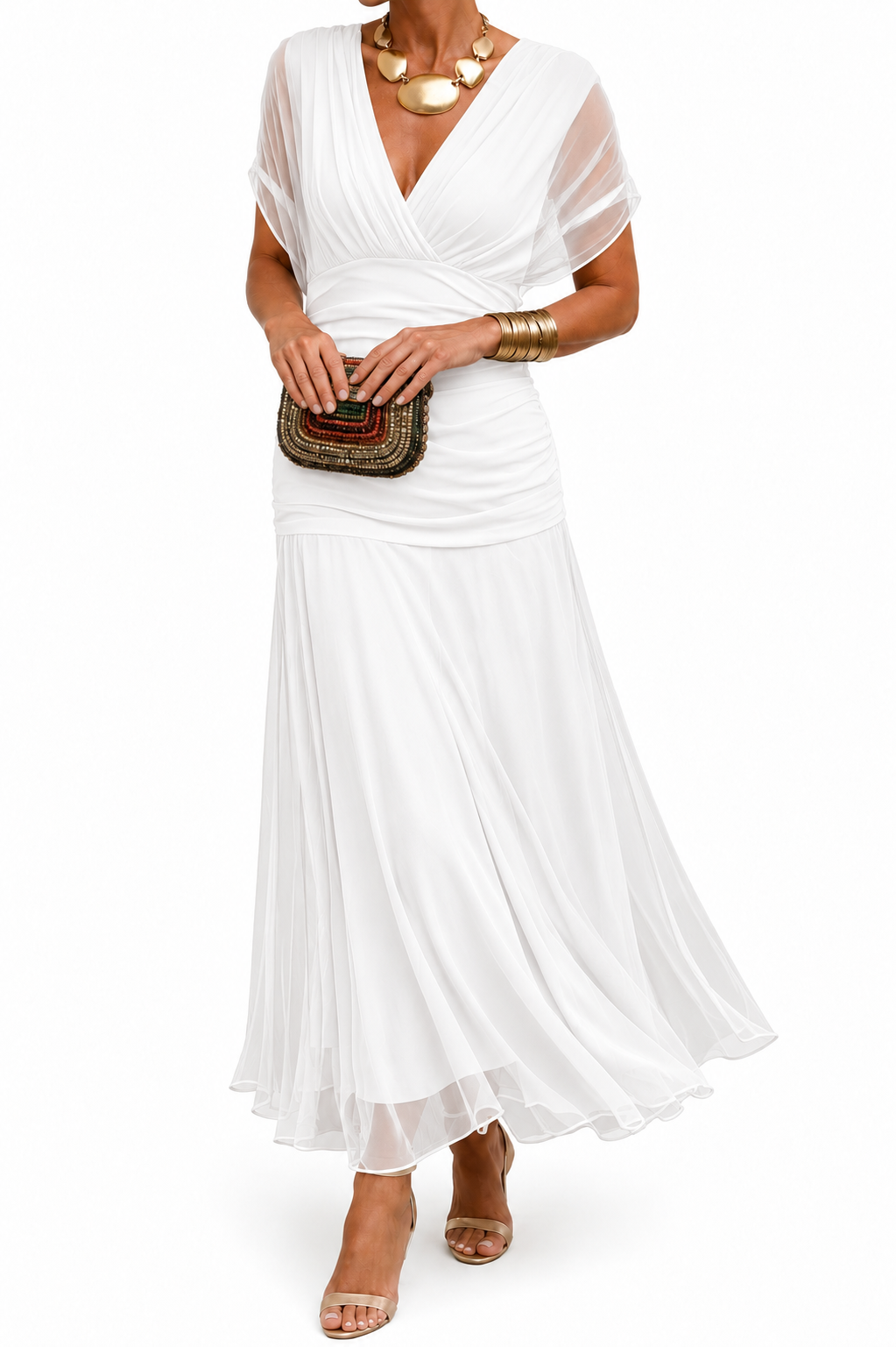 Nola - Vestido de noche de corte sirena etéreo