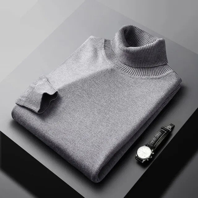 Edbert - Jersey de cuello vuelto de tacto suave