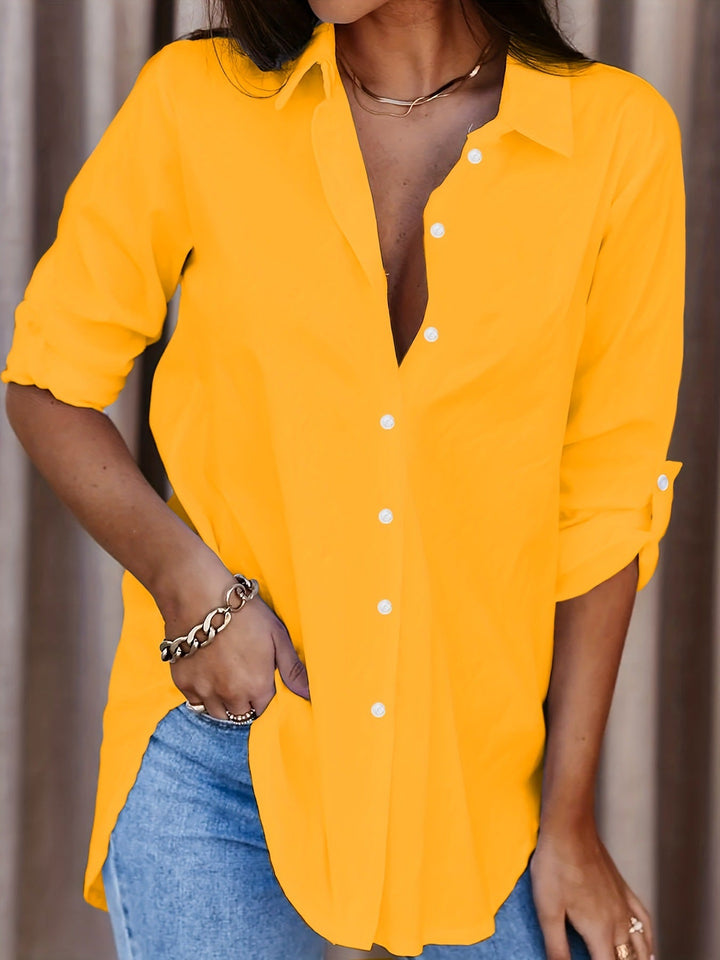 Saskia - Camisa con cuello y tacto suave