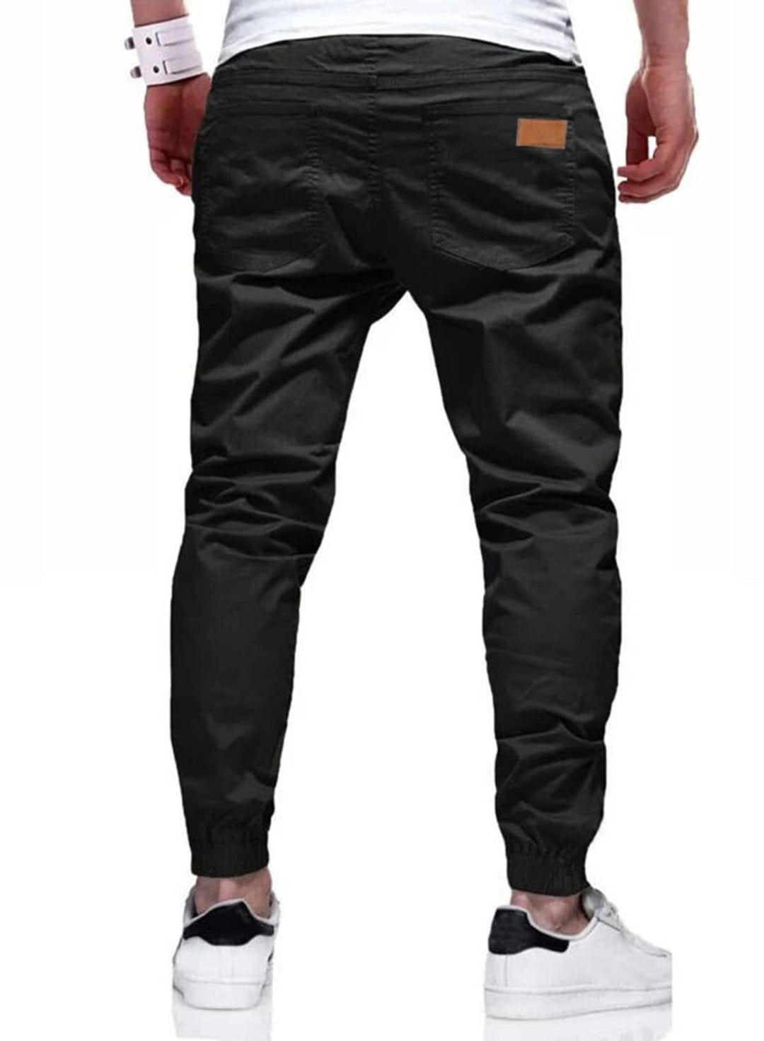 Xavier - Joggers de corte ajustado con cintura de cordón ajustable