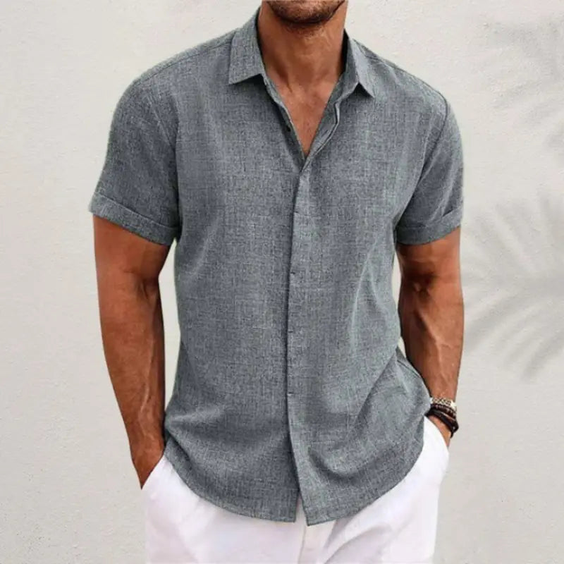Erskine - Camisa de lino transpirable