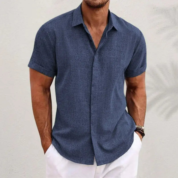 Erskine - Camisa de lino transpirable
