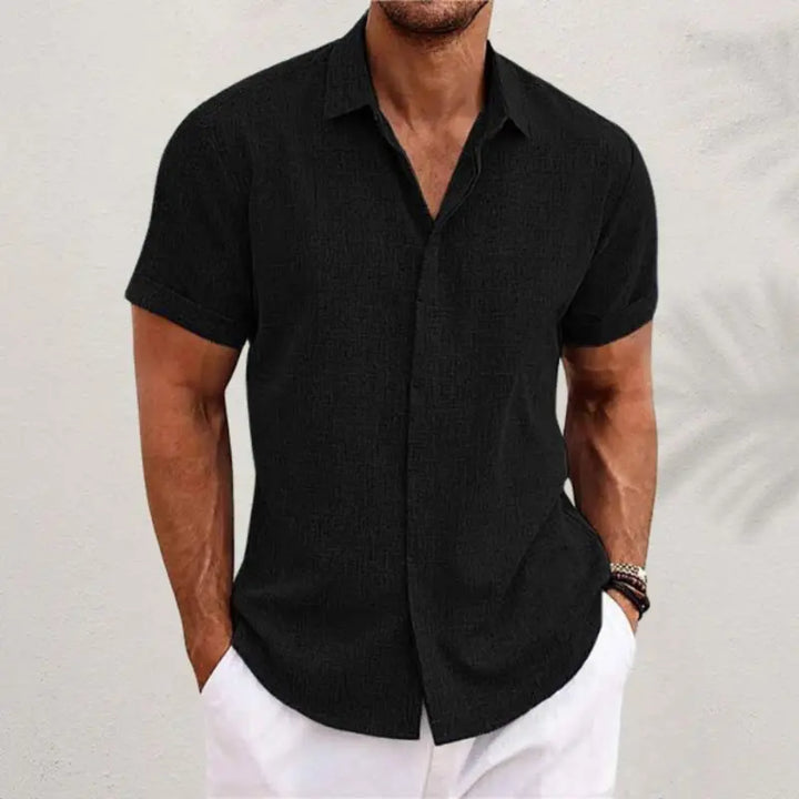 Erskine - Camisa de lino transpirable