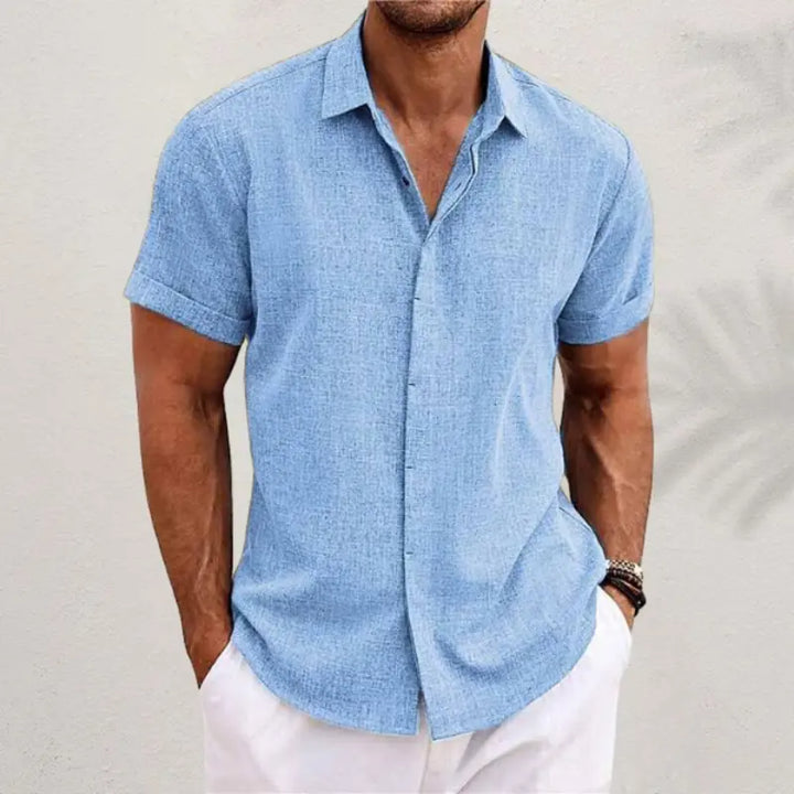 Erskine - Camisa de lino transpirable