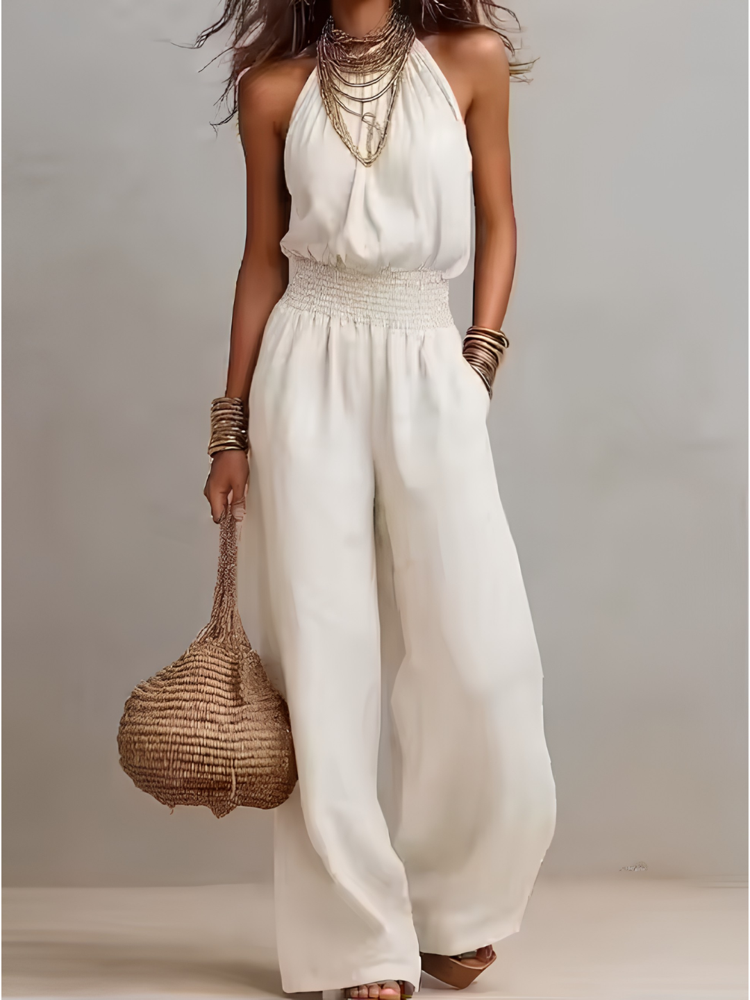 Elenie - Mono ligero de cuello halter