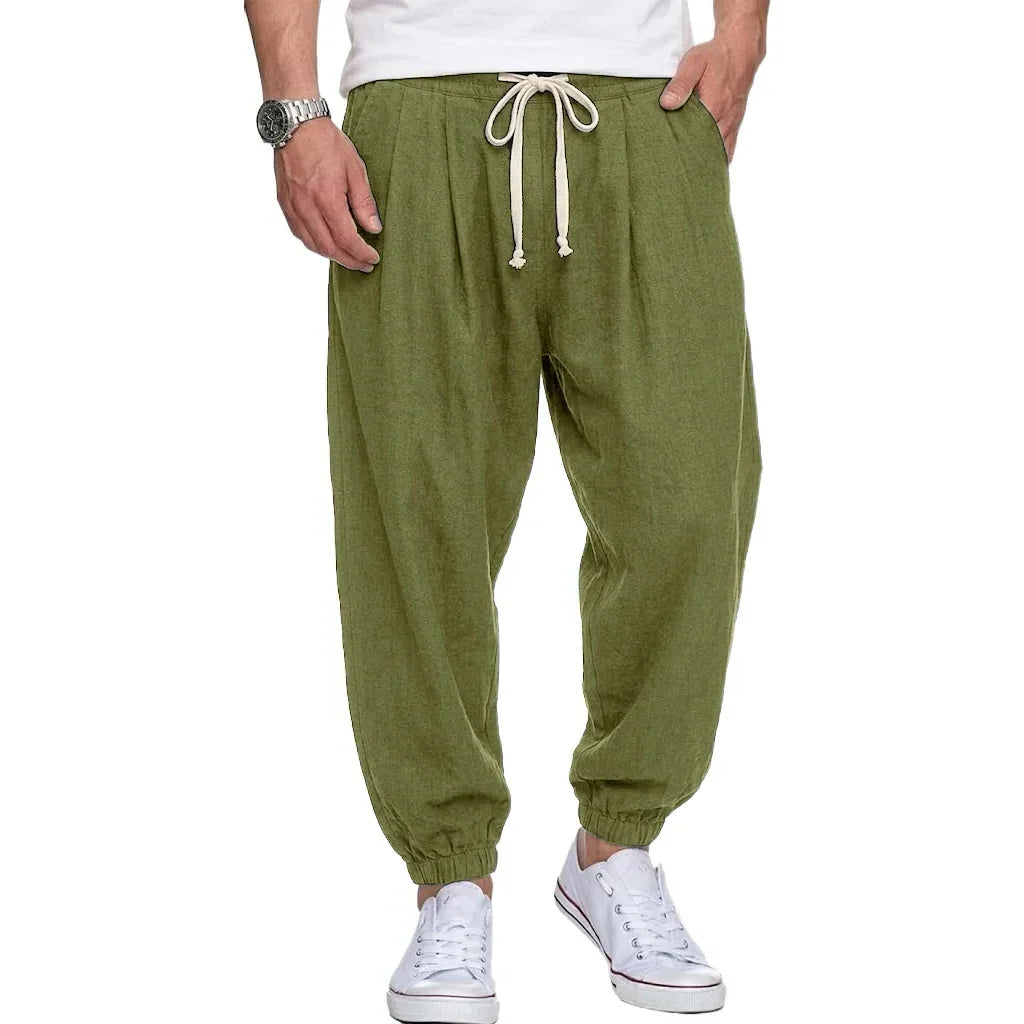 Isaac - Pantalones ligeros con cordón ajustable