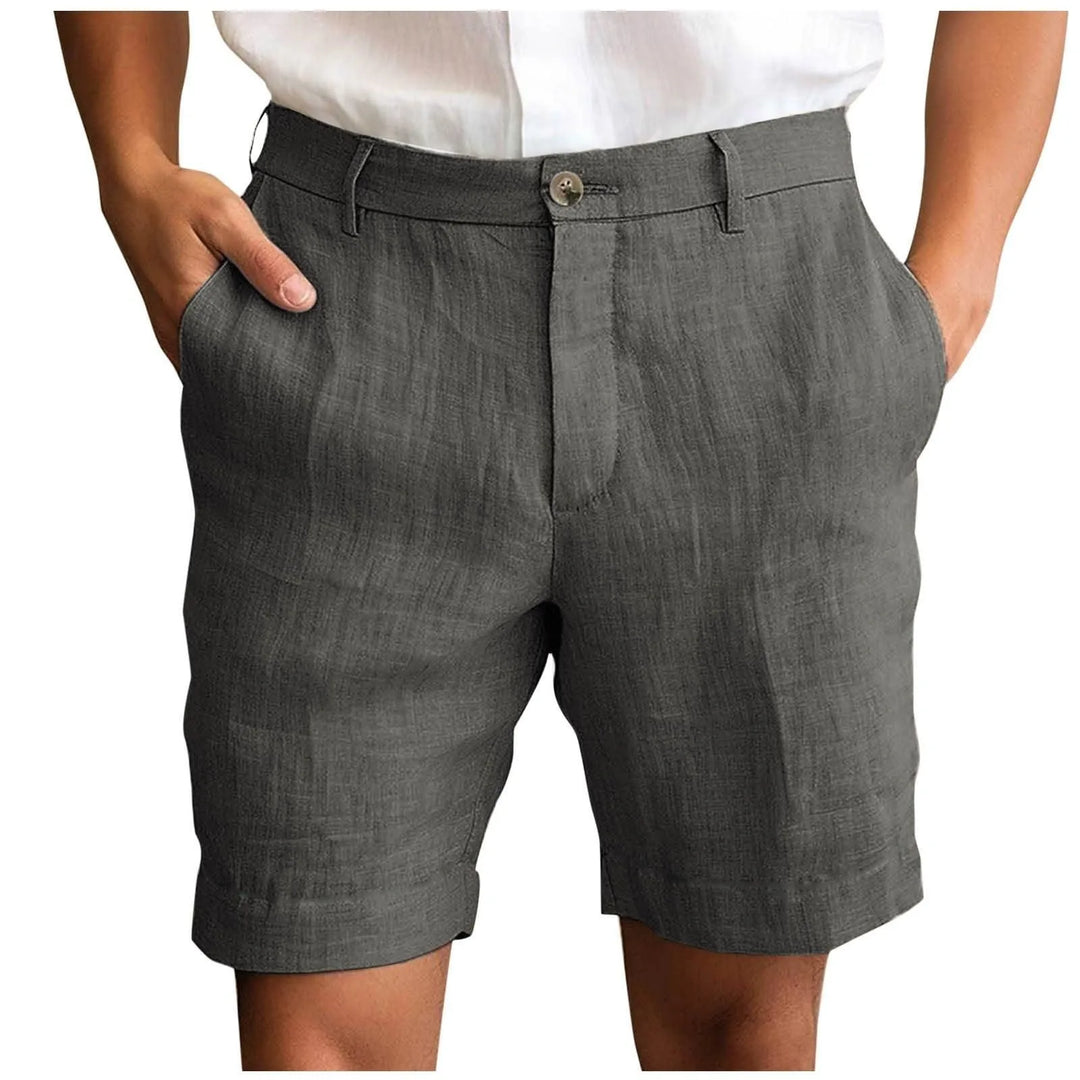Nestor - bermudas de lino de sastrería