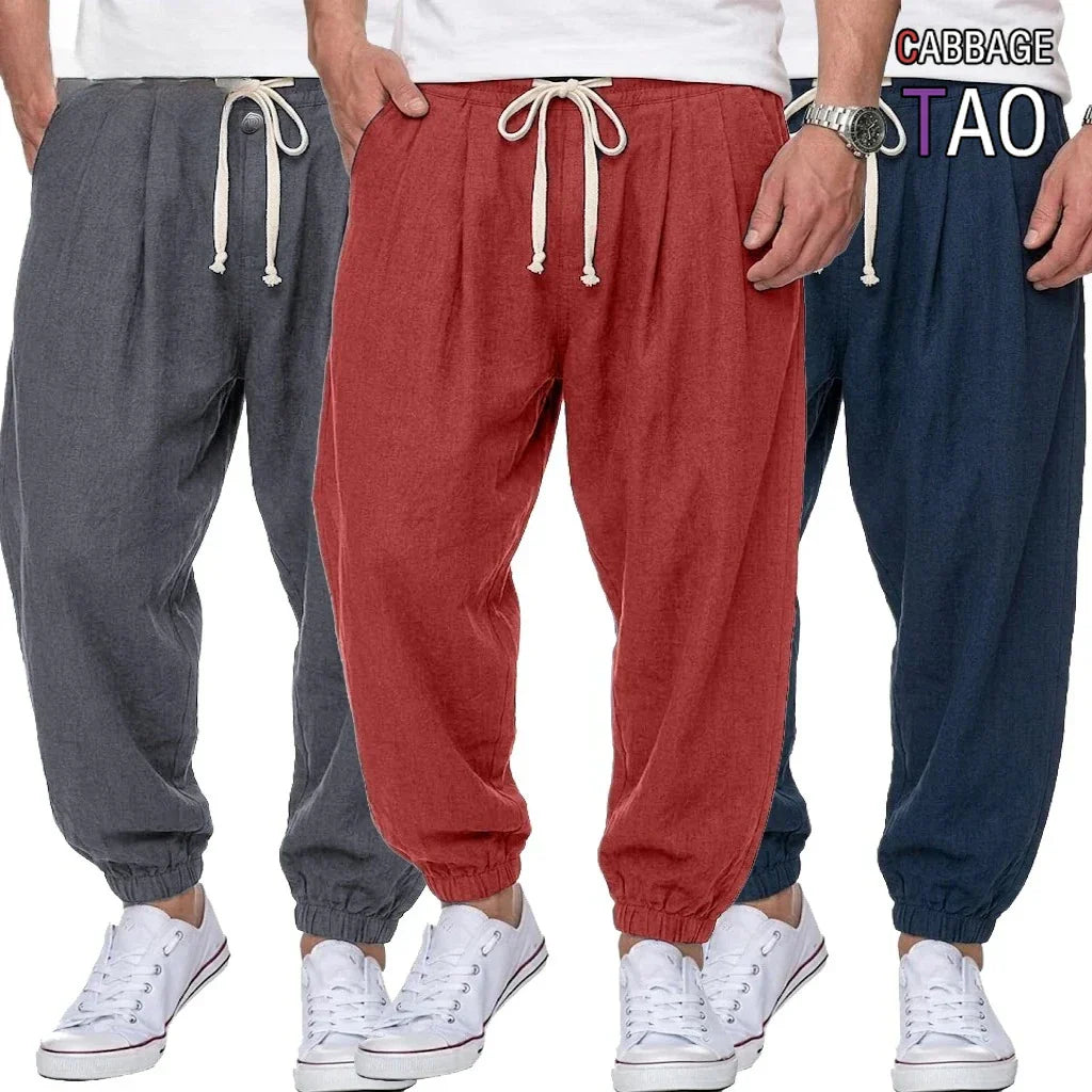 Isaac - Pantalones ligeros con cordón ajustable
