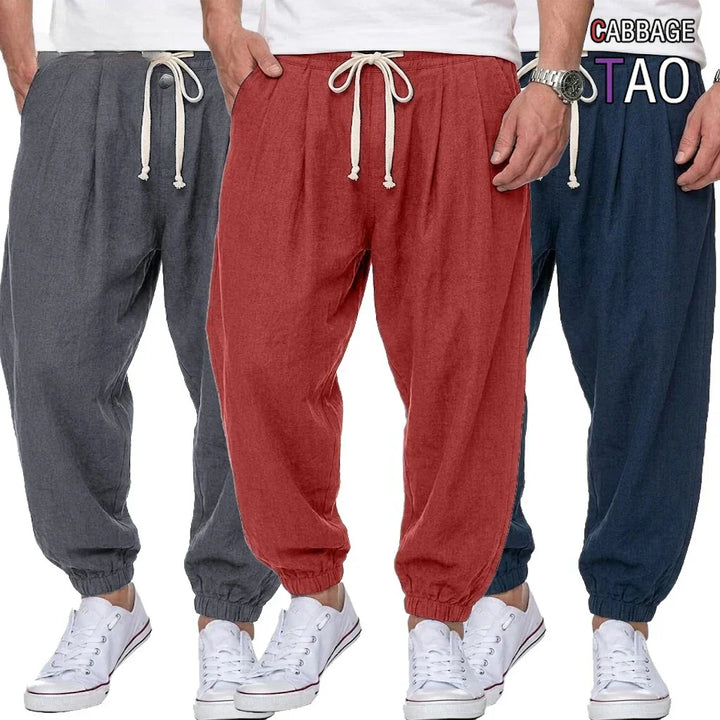 Isaac - Pantalones ligeros con cordón ajustable