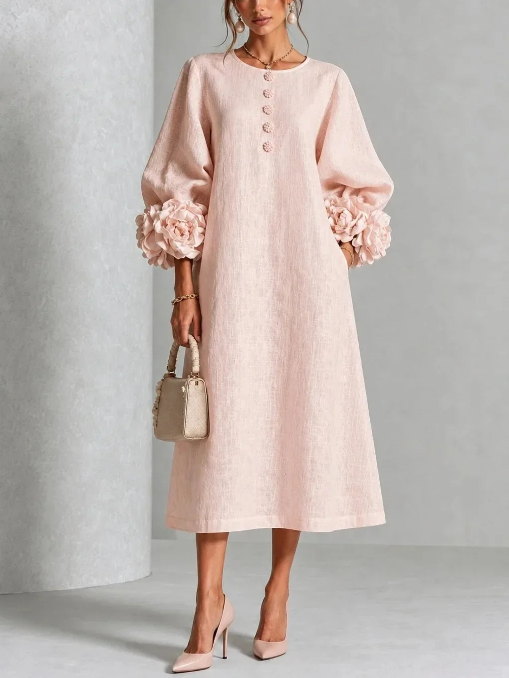 Anavise - Vestido midi elegante
