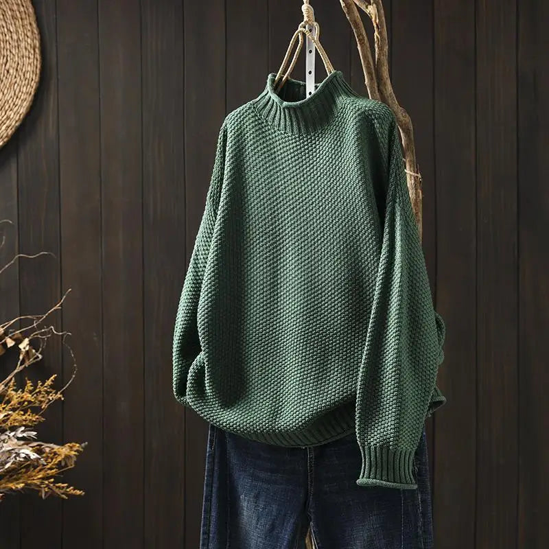 Oriane - Jersey texturizado de cuello perkins