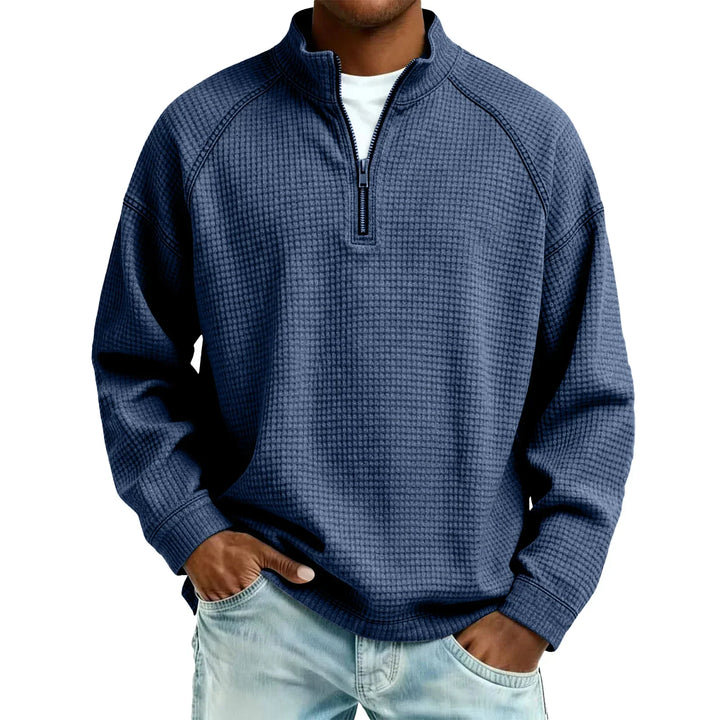 Jude - Sudadera de punto gofre texturizado