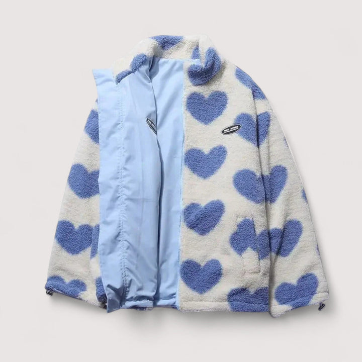 Adera - Chaqueta reversible de tacto suave