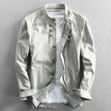 Berkley - Camisa de mezcla de lino de calidad superior