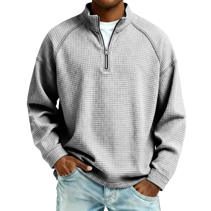 Jude - Sudadera de punto gofre texturizado