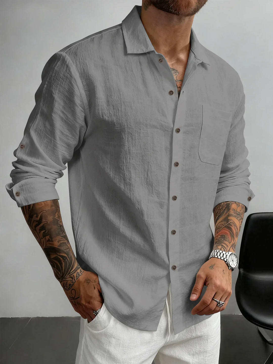 Clayton - Camisa de verano transpirable