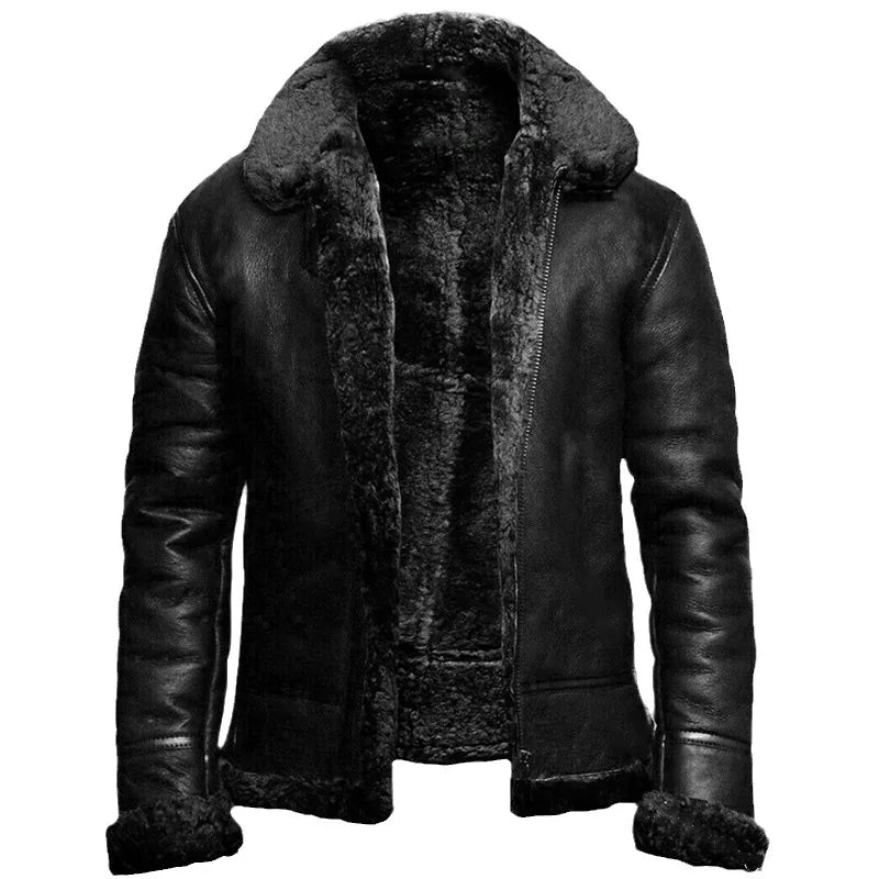 Carson - Chaqueta cálida con cuello a contraste