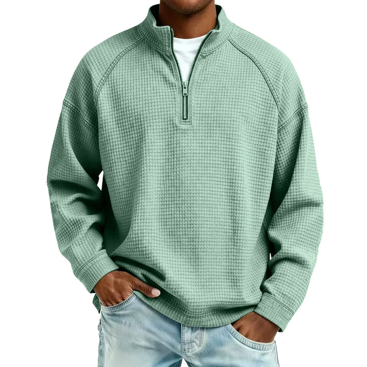 Jude - Sudadera de punto gofre texturizado