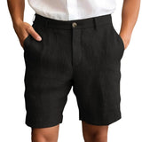Nestor - bermudas de lino de sastrería