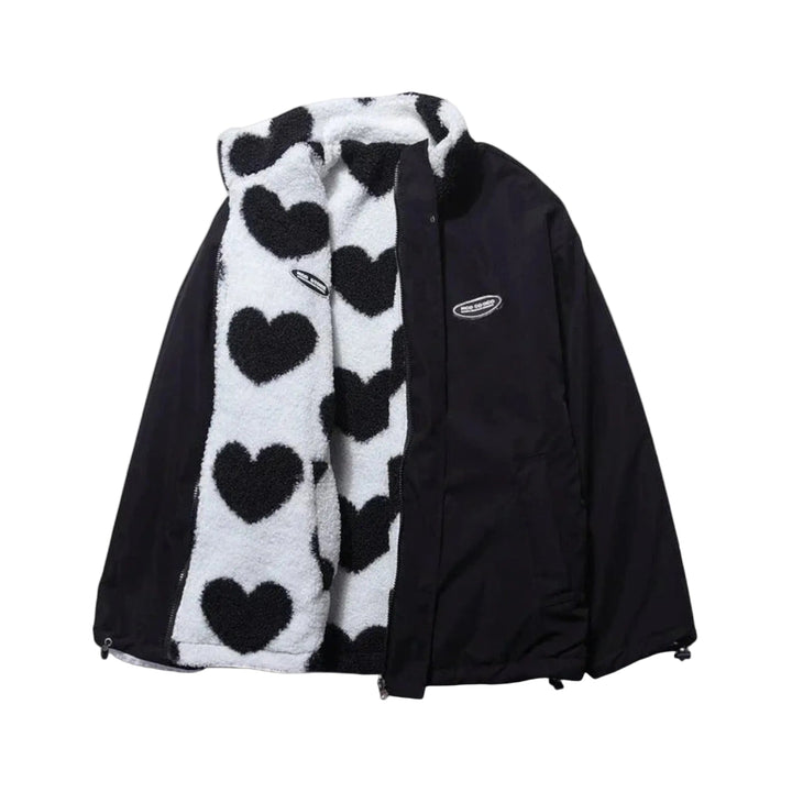 Adera - Chaqueta reversible de tacto suave