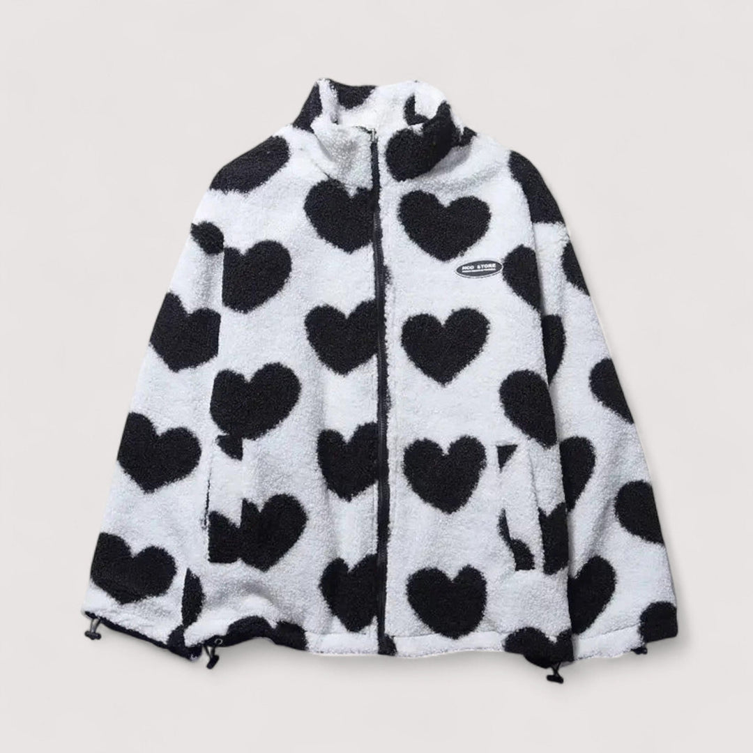 Adera - Chaqueta reversible de tacto suave