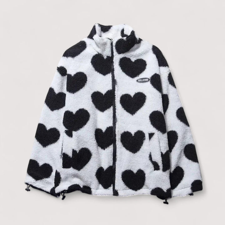 Adera - Chaqueta reversible de tacto suave
