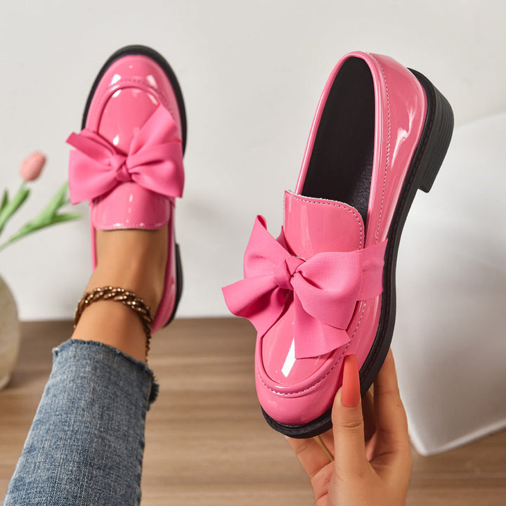 Wisterique - Mocasines de plataforma brillantes