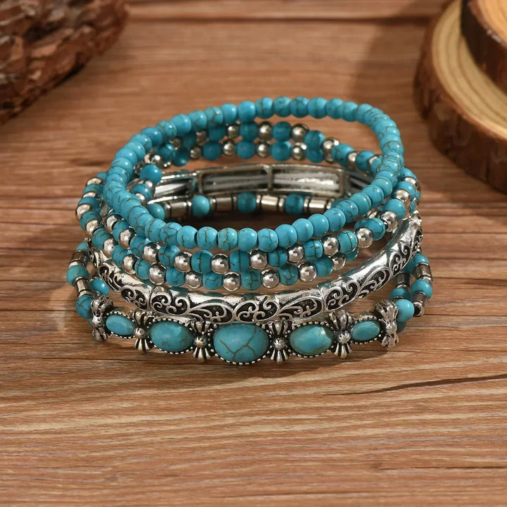 Veranisse - Conjunto de pulseras bohemias elegantes