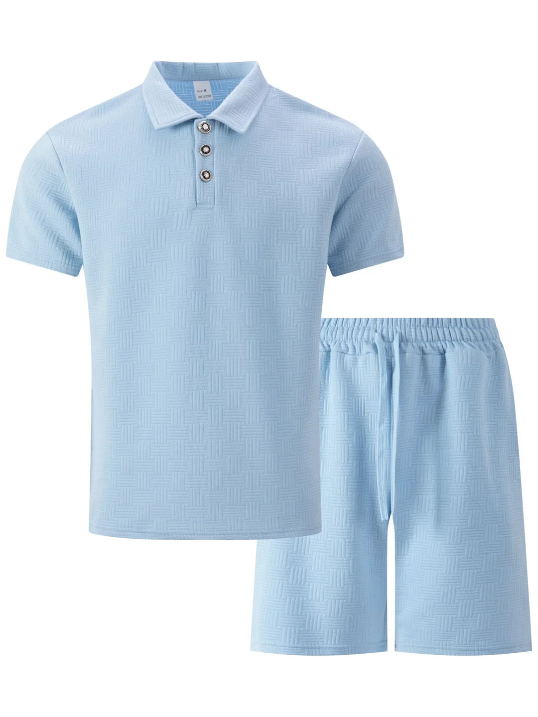 Pryce - Conjunto de polo y pantalón corto ligero para hombre