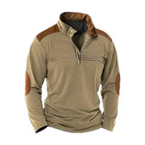 Montague - Jersey con media cremallera y tacto suave