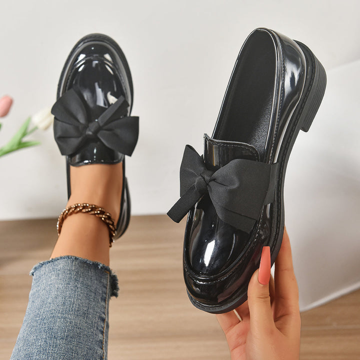 Wisterique - Mocasines de plataforma brillantes
