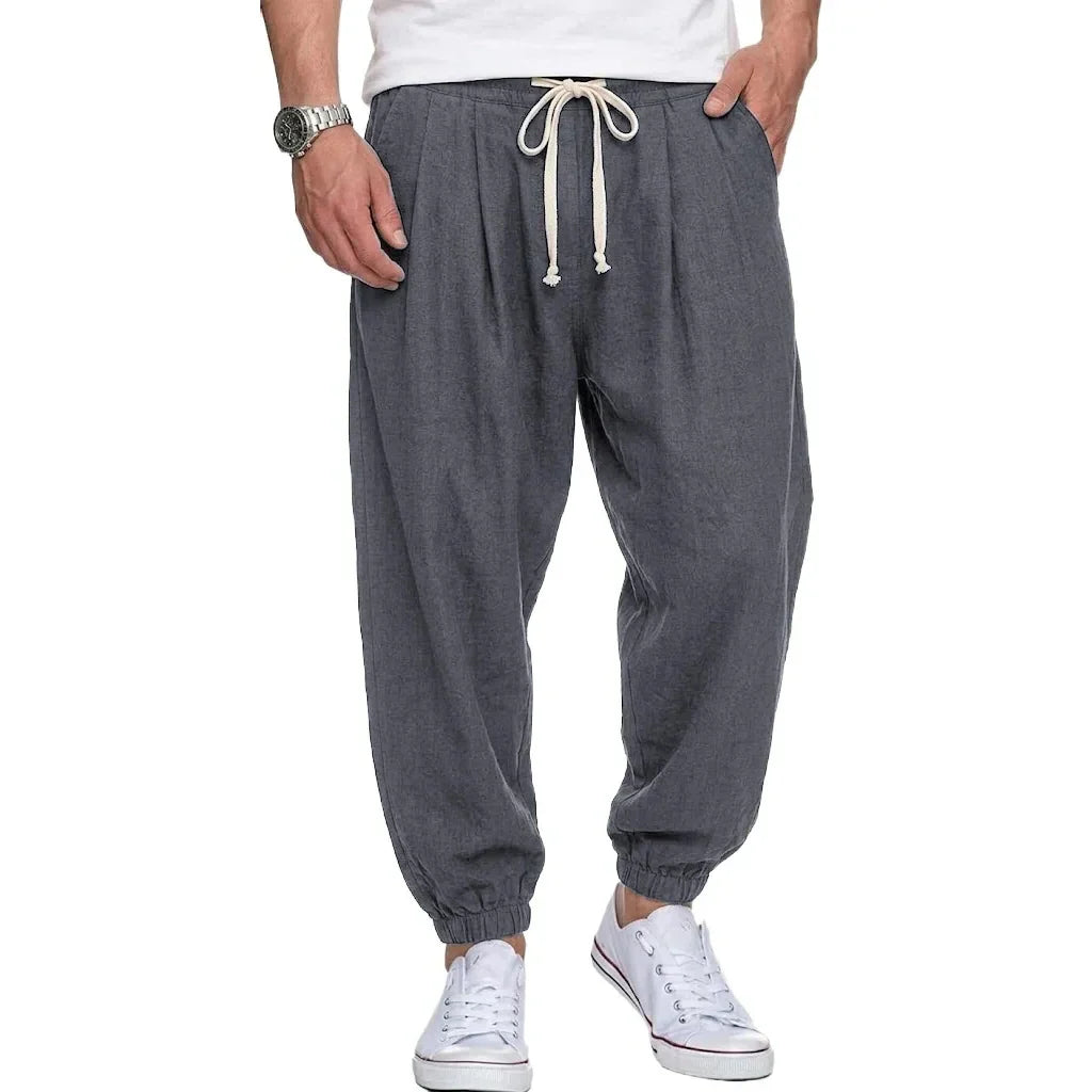 Isaac - Pantalones ligeros con cordón ajustable