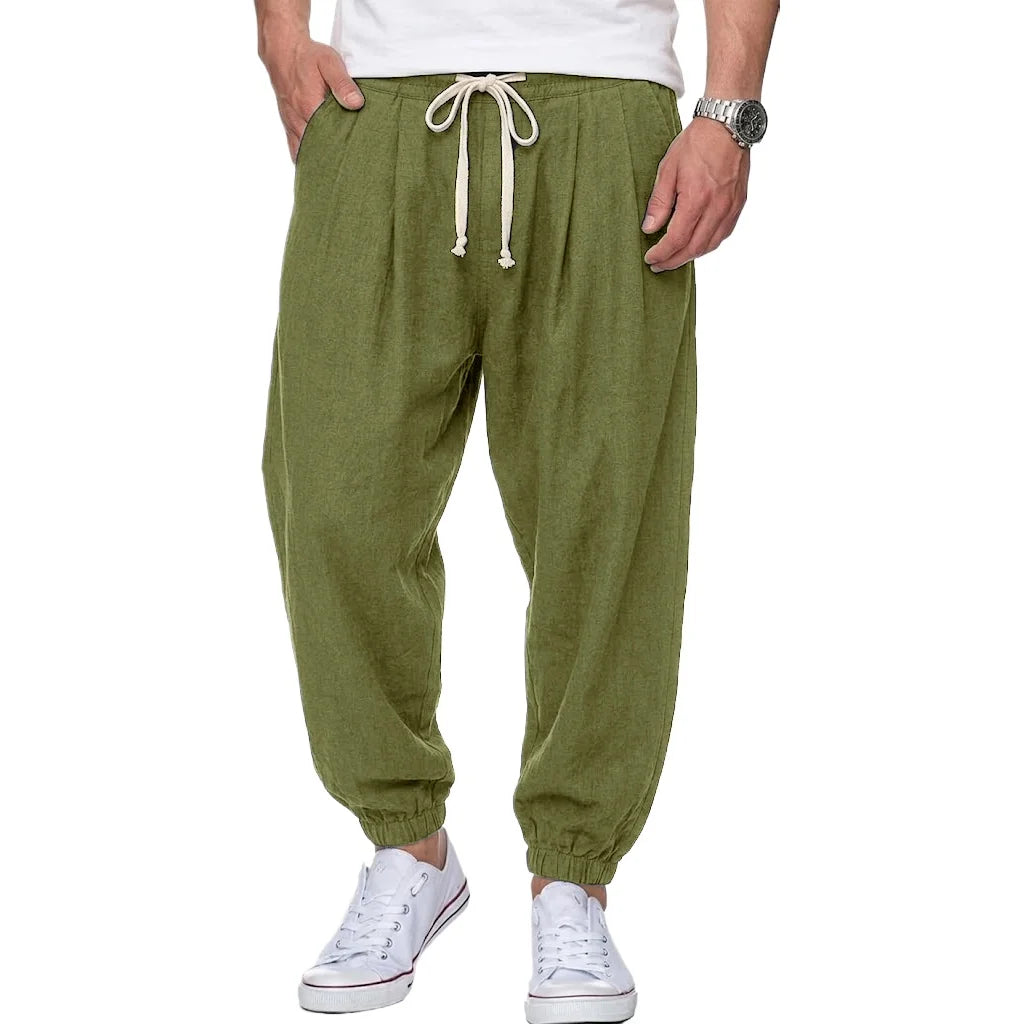 Isaac - Pantalones ligeros con cordón ajustable