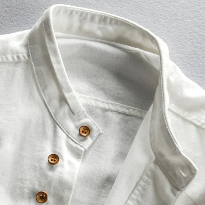 Berkley - Camisa de mezcla de lino de calidad superior