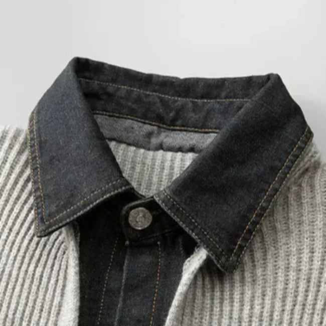 Antrick - Chaqueta utilitaria texturizada