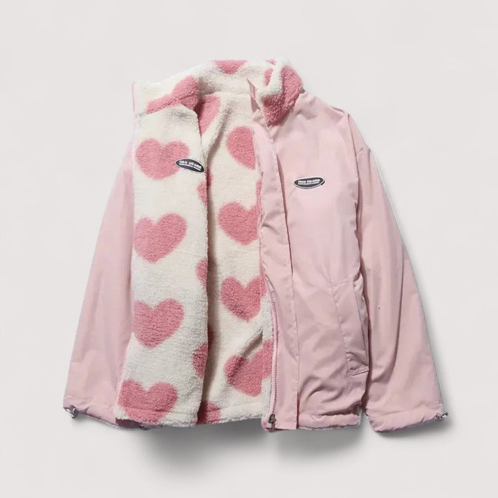 Adera - Chaqueta reversible de tacto suave