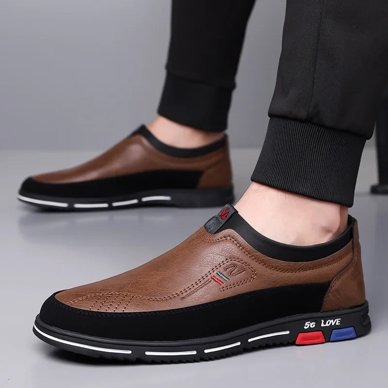 Aksel - Mocasines para hombre con amortiguación