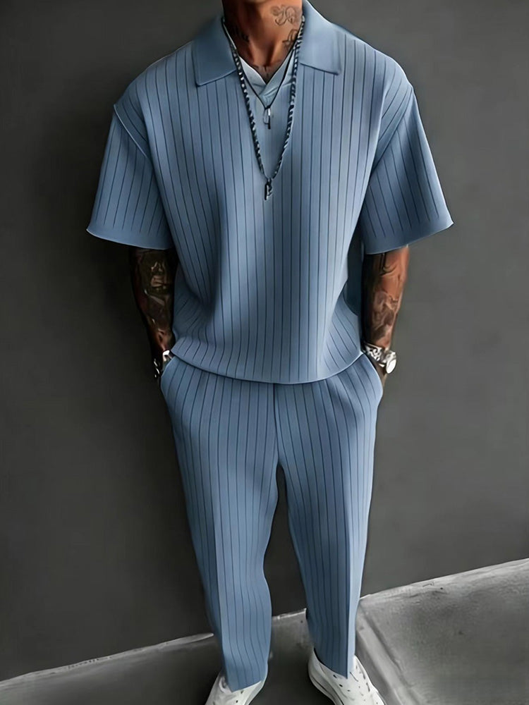 Garsden - Conjunto de polo y pantalón ligero