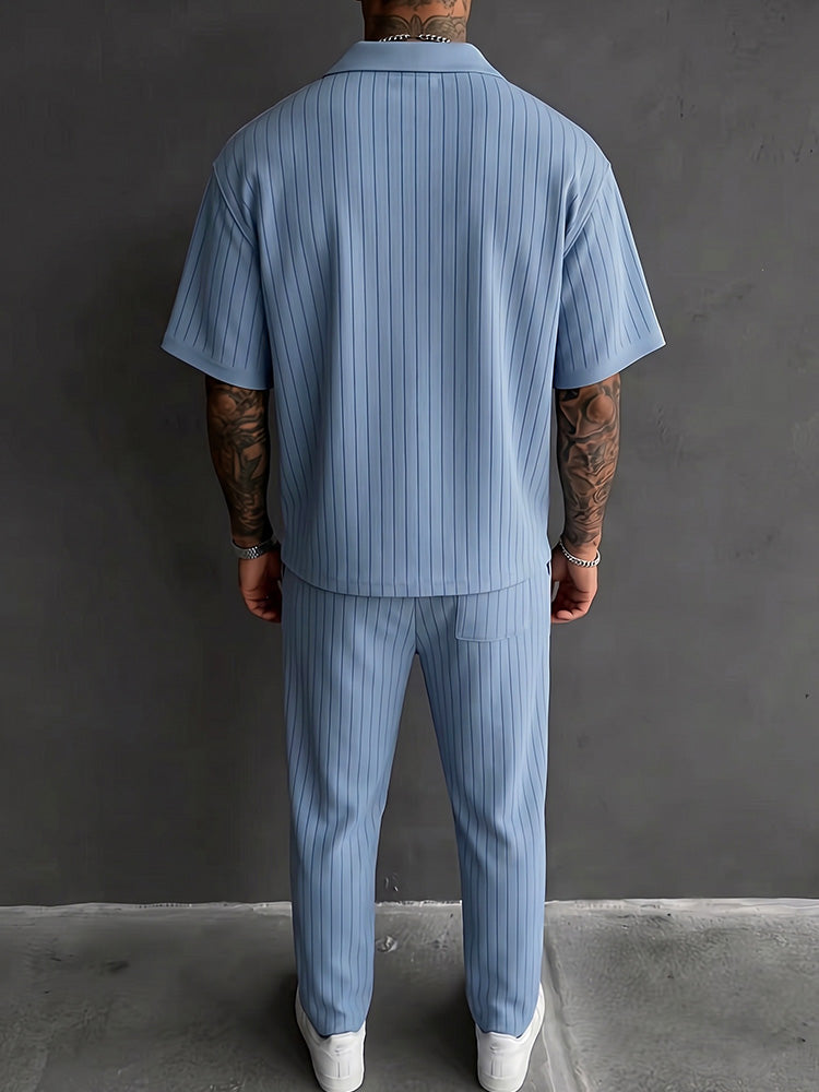 Garsden - Conjunto de polo y pantalón ligero
