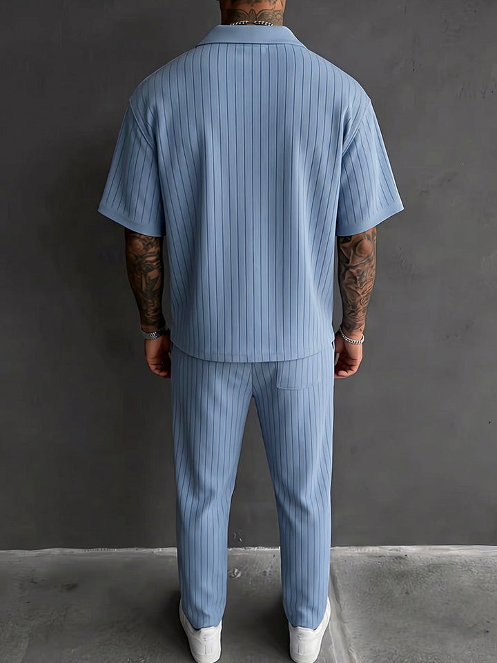 Garsden - Conjunto de polo y pantalón ligero