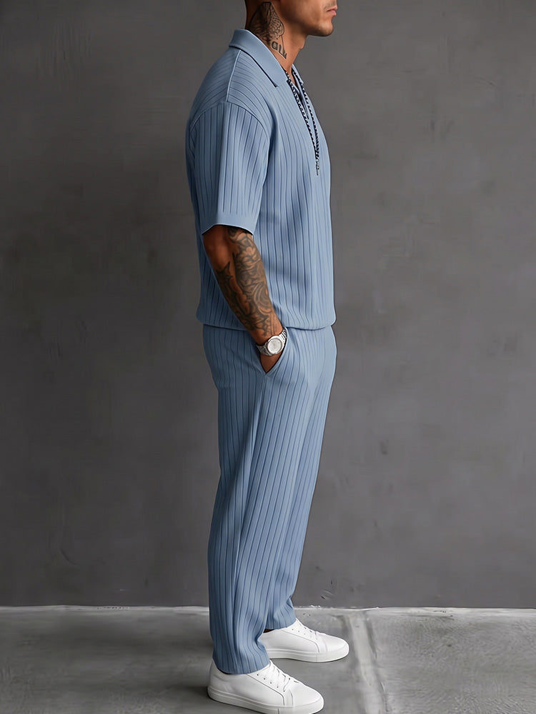 Garsden - Conjunto de polo y pantalón ligero