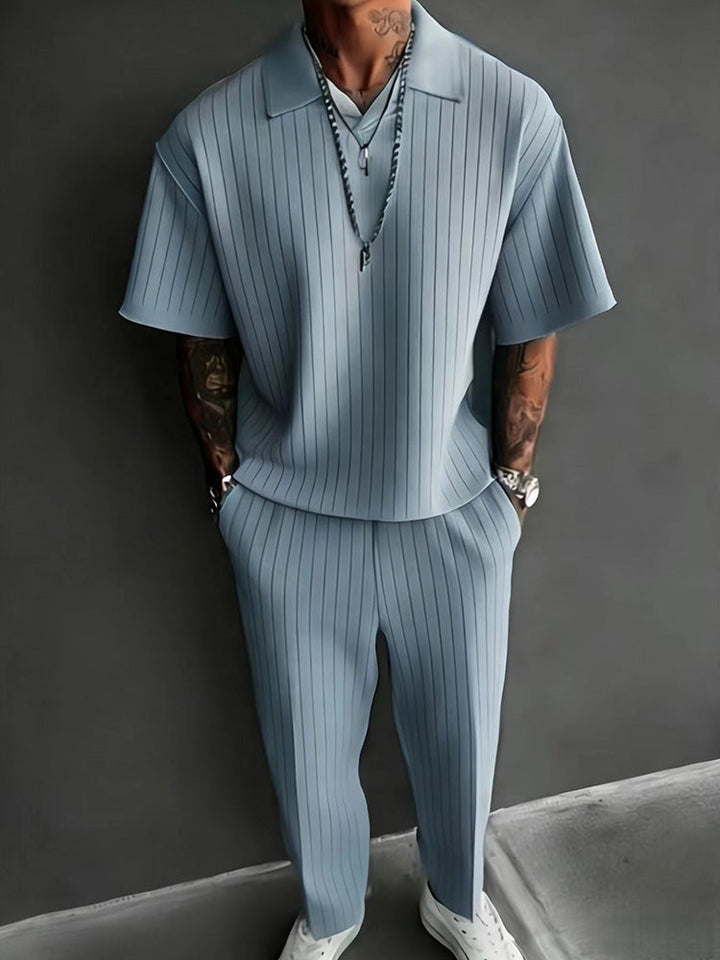 Garsden - Conjunto de polo y pantalón ligero