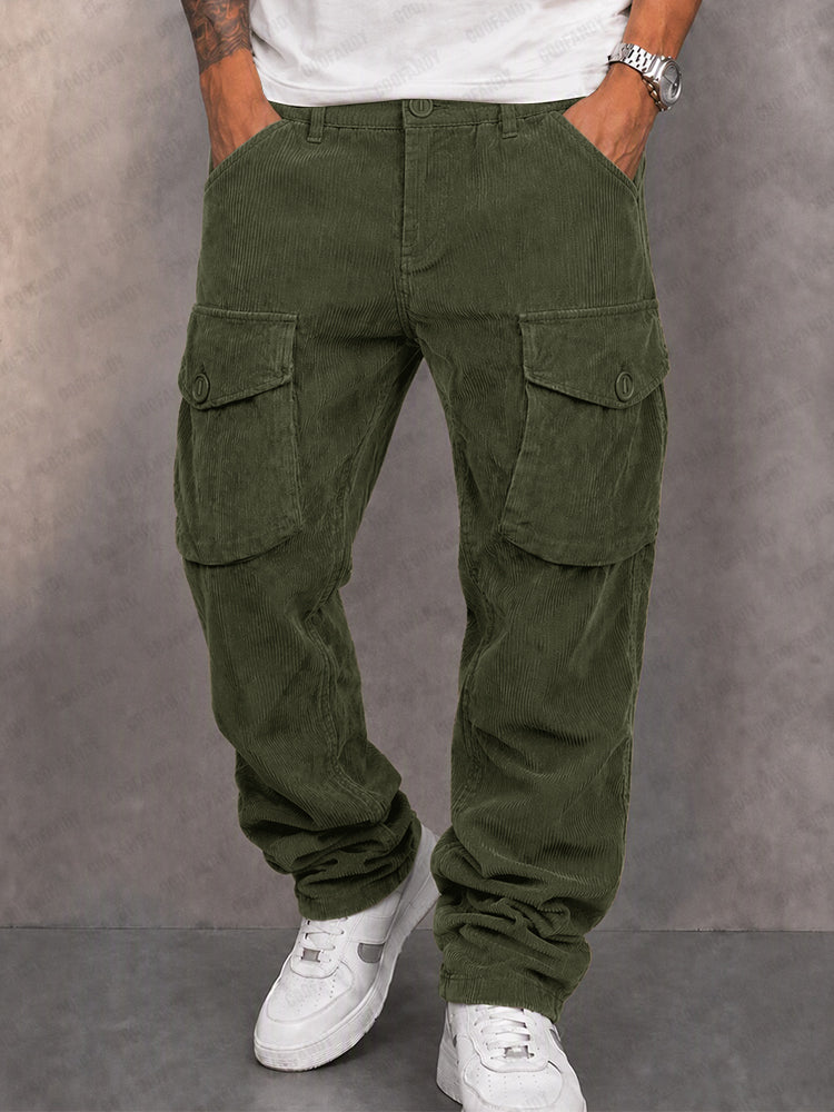 Milo - Pantalones cargo de pana