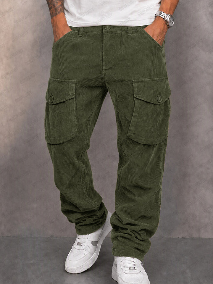 Milo - Pantalones cargo de pana