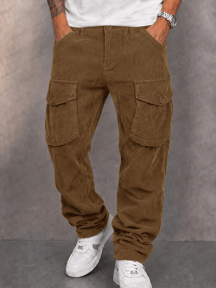 Milo - Pantalones cargo de pana