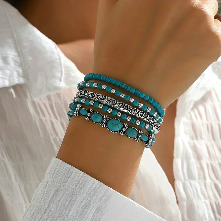 Veranisse - Conjunto de pulseras bohemias elegantes