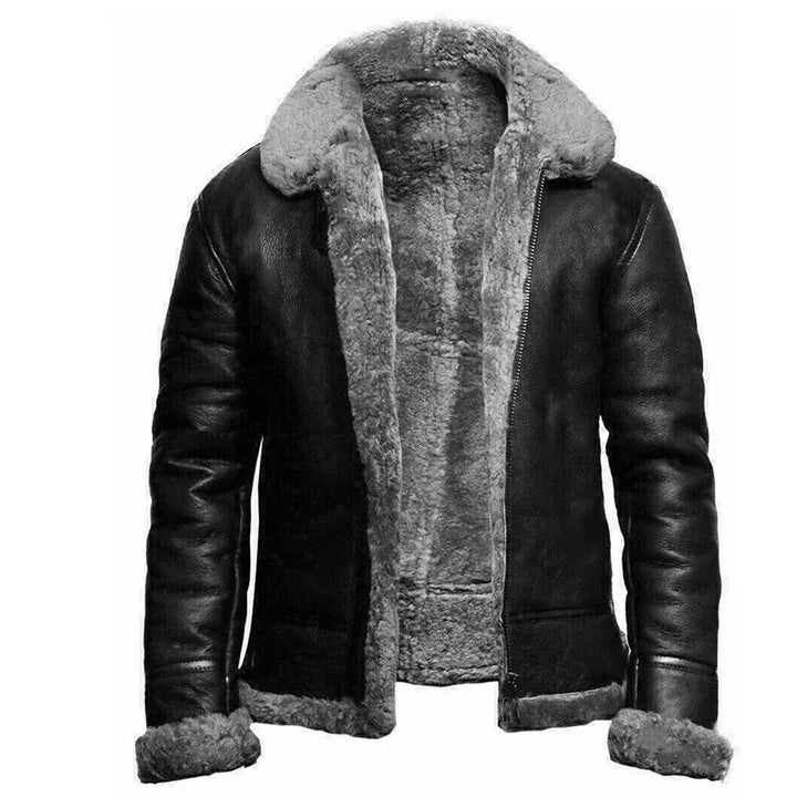 Carson - Chaqueta cálida con cuello a contraste