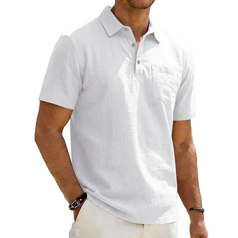 Grafton - Polo de manga corta texturizado